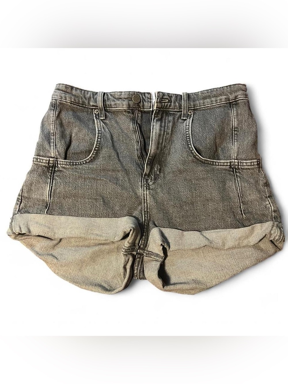 Gray BDG High Waisted Shorts